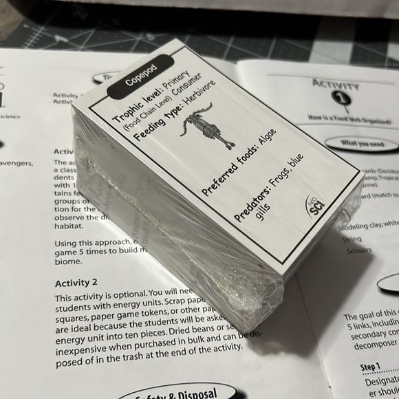 Neo Science Food WEB Lab Investigation kit Educational NWT - Picture 10 of 10